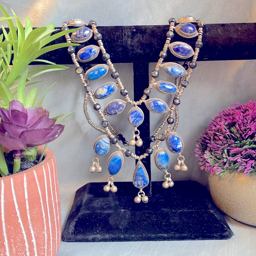 Beautiful Hand Crafted Lapis Lazuli Necklace.